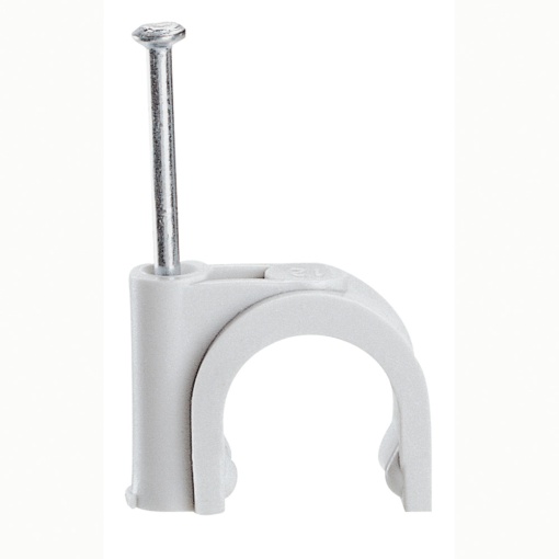 Braçadeira "Fixfor" Para tubos ou cabos redondos -para cabo Ø 12 mm cinzento