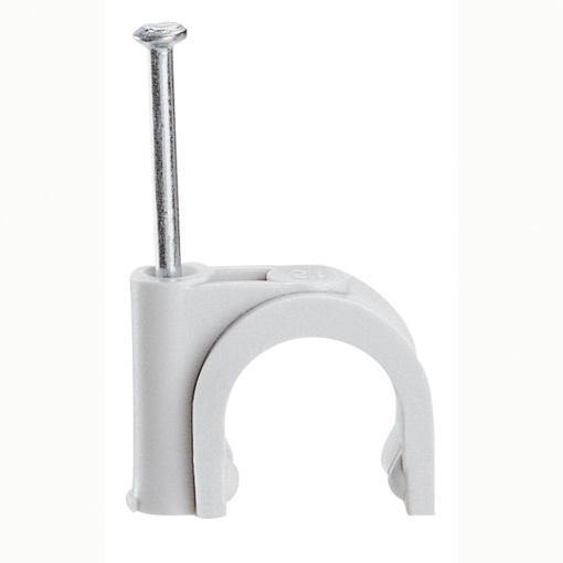 Braçadeira "Fixfor" Para tubos ou cabos redondos -para cabo Ø 22 mm cinzento