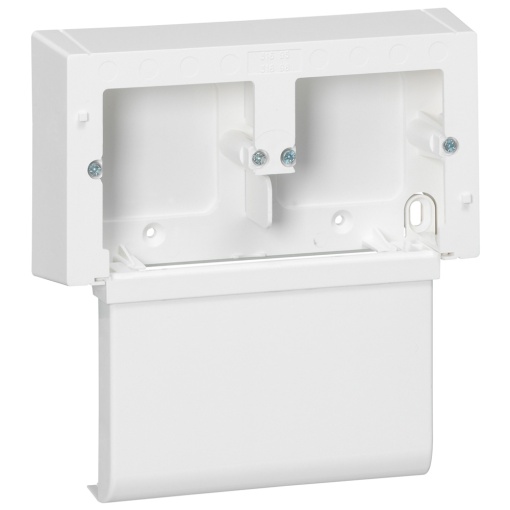 Aprelhagem de encastrar DLP - 2 módulos - Branco