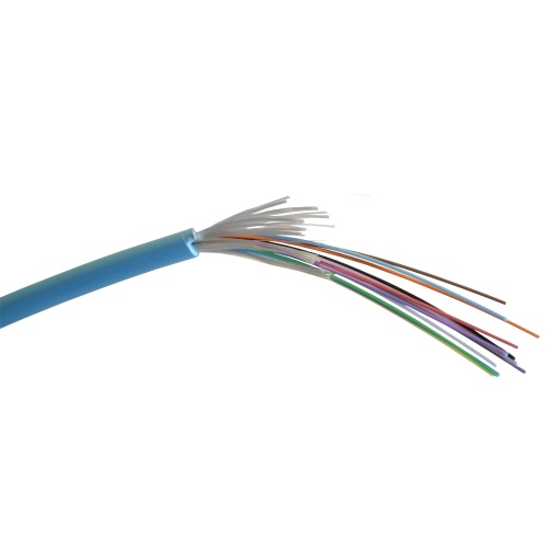 Cabos fibra ótica multímodo OM 3 intext 12 fibras proteção ajustada 900 µm