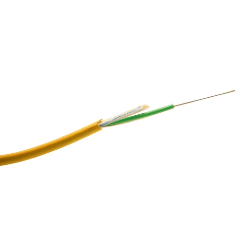 Cabos fibra ótica monomodo OS 2 9125 µm Interiorexterior - 6 fibras