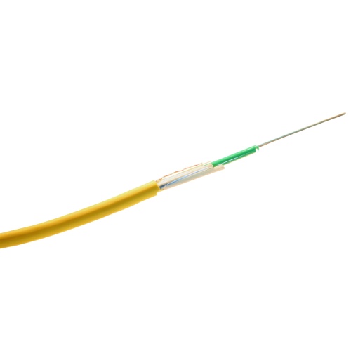 Cabos fibra ótica monomodo OS 2 9125 µm interiorexterior 12 fibras