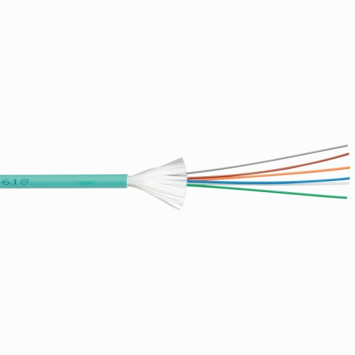 Cabos fibra ótica multímodo OM 4 intext 24 fibras - 1000 m - proteção folgada