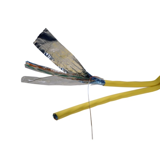 Cabo de cobre cat. 6 - FUTP - 2 x 4 pares LSZH - 500 m