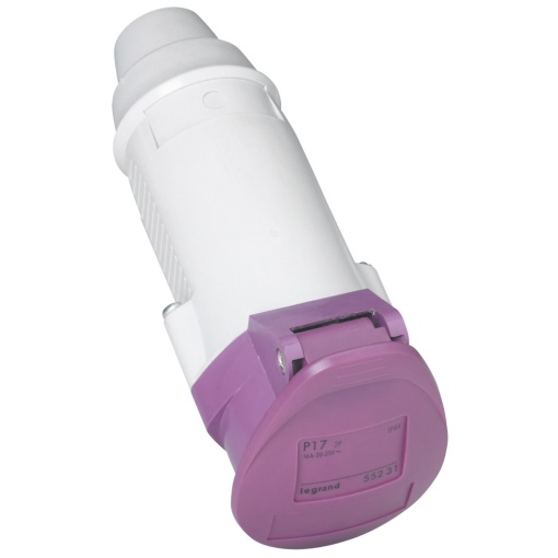 Tomadas móveis P17 - 16 A - 2025 V- 2P - IP 44