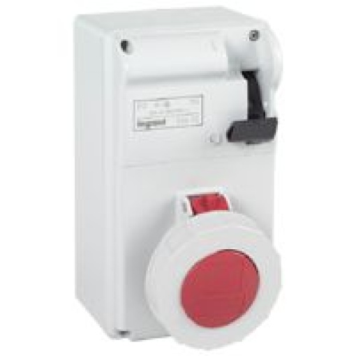 Caixas de tomadas P17- 125x220 mm - IP 55 - 380415 V - 16 A - 3PNT-Sem calha