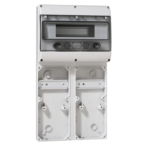 Base p quadros até 6 tomadas P17-16A- 12 mód. em calha DIN- Sem placas montagem