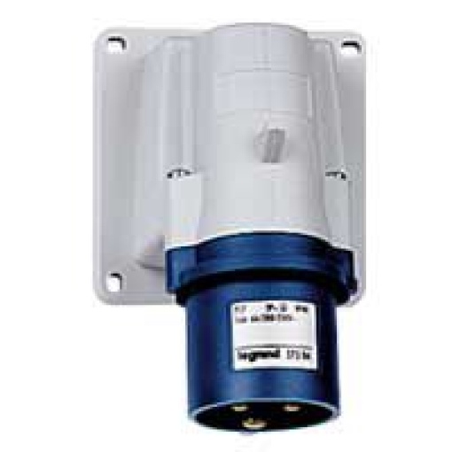 Fichas fixas salientes P17 - 32 A -200250 V - 2PT- IP 44