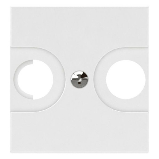 Adaptador Mosaic para Tomada TVR-SAT - 2 módulos - Branco