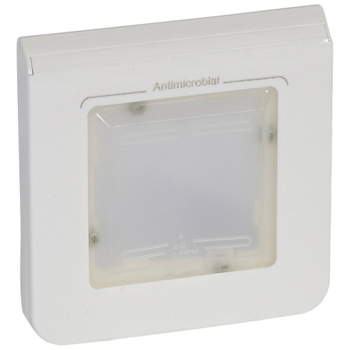 Mosaic - Quadro estanque IP 44 - 2 módulos - Branco Antimicrobial