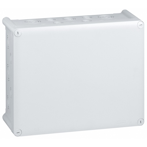 Caixa Plexo Retangular com 36 entradas - 310 x 240 x 124 mm - Cinzento