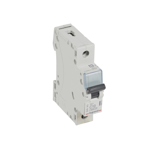 Disjuntores TX³ 6000 - 6kA- 1P- 230400 V - 10A - Curva C - 1 módulo