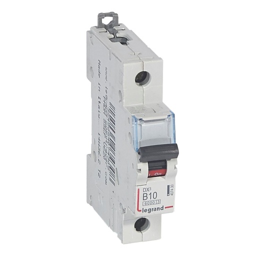 Disjuntor DX³ 6000 - 10 kA - 1P - 230400 V - 10 A - Curva B - 1 mód