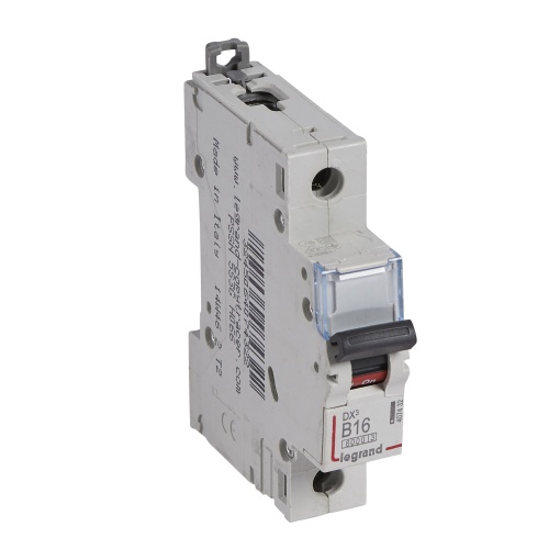 Disjuntor DX³ 6000 - 10 kA - 1P - 230400 V - 16 A - Curva B - 1 mód
