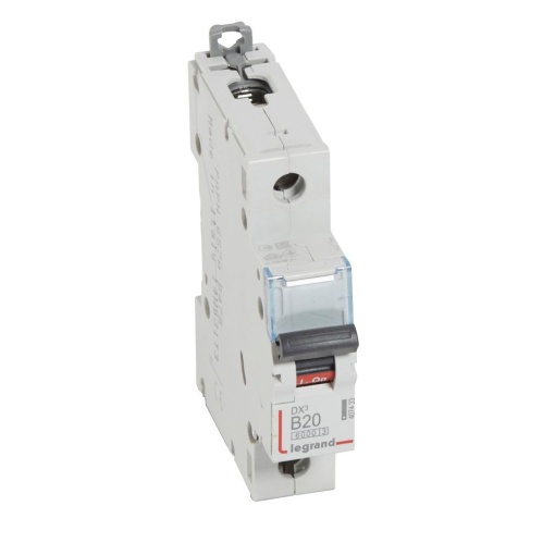 Disjuntor DX³ 6000 - 10 kA - 1P - 230400 V - 20 A - Curva B - 1 mód