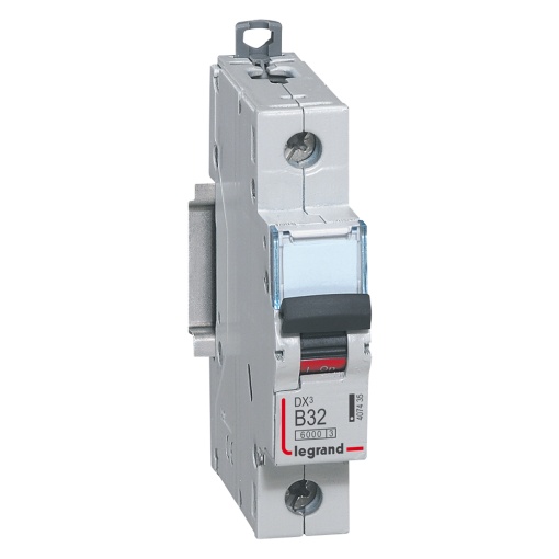 Disjuntor DX³ 6000 - 10 kA - 1P - 230400 V - 32 A - Curva B - 1 mód