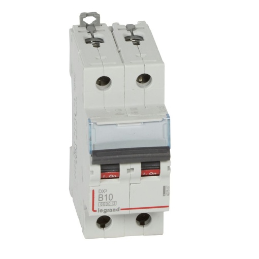 Disjuntor DX³ 6000 - 10 kA 2P - 10A- Curva B- 2 mód