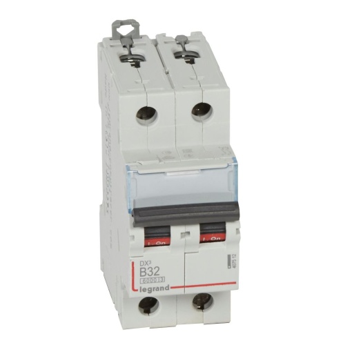 Disjuntor DX³ 6000 - 10 kA - 2P - 230400 V - 32 A - Curva B - 2 mód