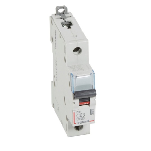 Disjuntor DX³ 6000 - 10 kA - 1P - 230400 V - 63 A - Curva C - 1 mód