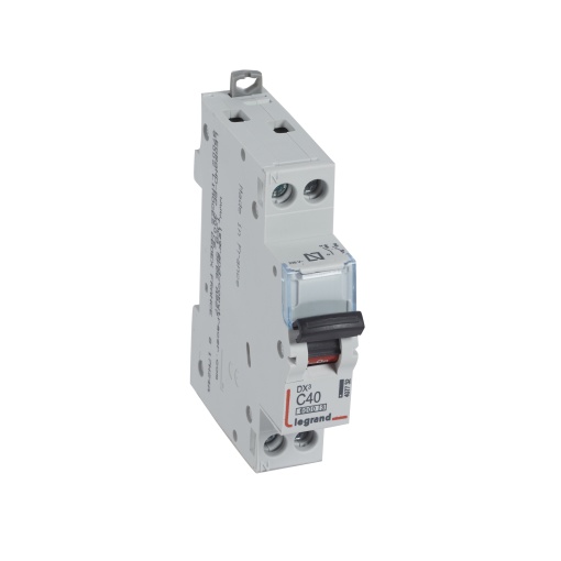Disjuntor DX³ 6000-10 kA - 1PN - 230 V- 40 A - Curva C -1 mód