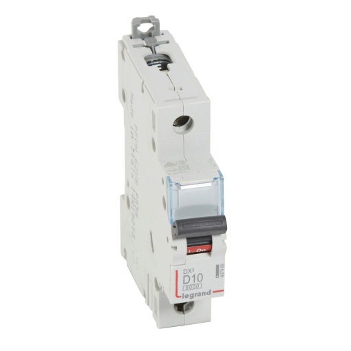 Disjuntor DX³ 6000 - 10 kA - 1P - 230400 V - 10 A - Curva D - 1 mód