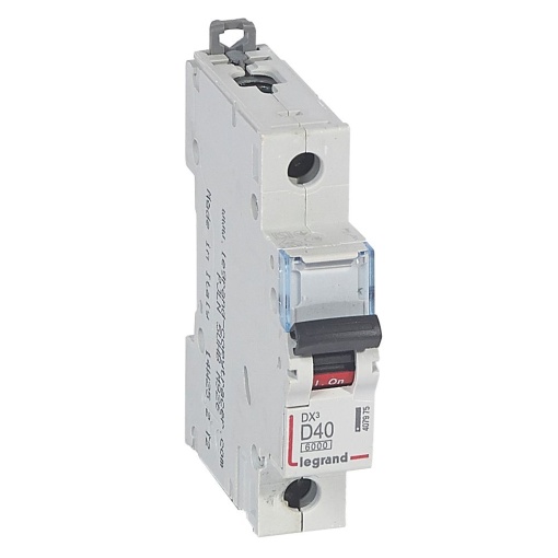Disjuntor DX³ 6000 - 10 kA - 1P - 230400 V - 40 A - Curva D - 1 mód