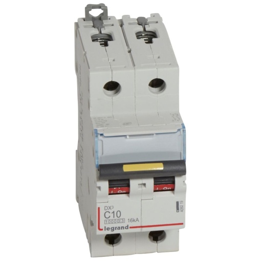 Disjuntores DX3 - 10000A16kA - 2P - 230400 V - 10A - curva C - 2 módulos