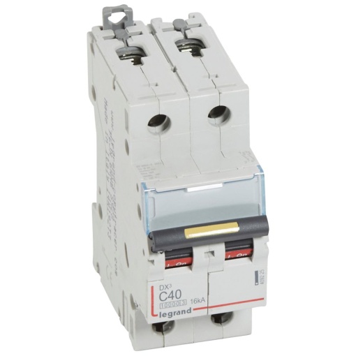 Disjuntores DX3 - 10000A16kA - 2P - 230400 V - 40A - curva C - 2 módulos