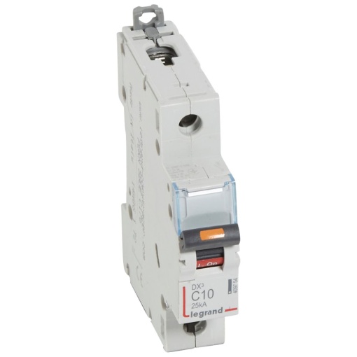Disjuntores DX3 - 25kA - 1P - 230400 V - 10 A - curva C - 1 módulo