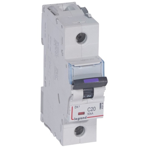 Disjuntores DX3 - 36kA - 4P - 400 V - 25 A - curva C - 6 módulos