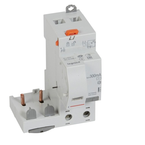 Bloco diferencial adaptável DX3 p disj. 1Mpólo 2P 230 V - 63 A - 300 mA - AC