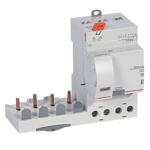 Bloco dif. adaptável DX3 p disj. 1Mpólo 4P - 400 V - 63A - 300mA - tipo A