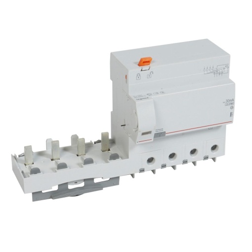 Bloco diferencial adaptável DX3 4P - 400 V 125 A - 30mA - tipo F