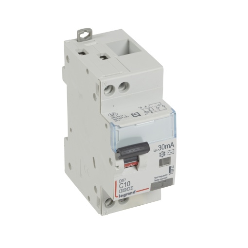 Disjuntor diferencial DX3 1PN C10 6000A10kA 30 mA - 2 módulos - tipo AC