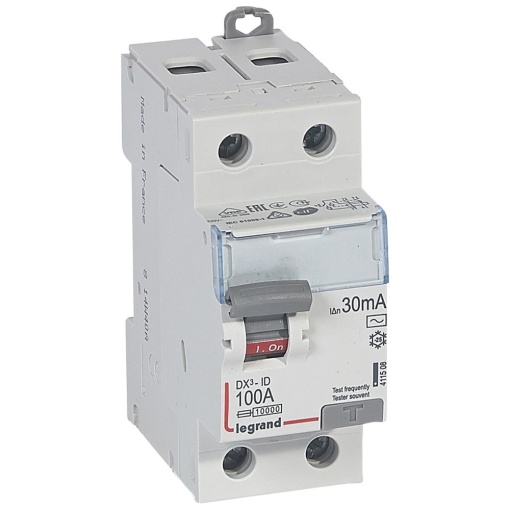 DX³-ID - Interruptor diferencial - 2P - 230 V - 100 A - 30 mA - Tipo AC