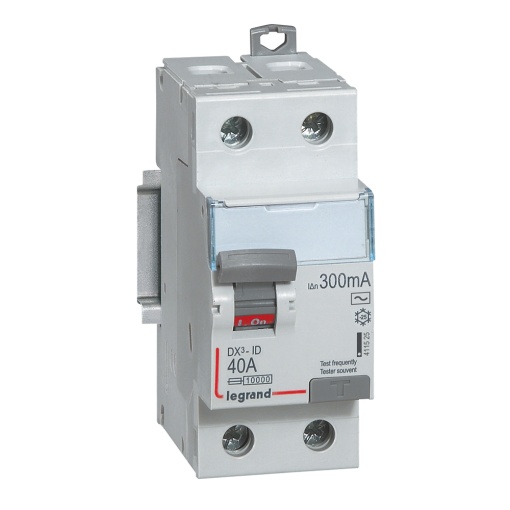 DX³-ID - Interruptor diferencial - 2P - 230 V - 40 A - 300 mA - Tipo AC