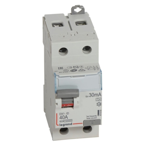 DX³-ID - Interruptor diferencial - 2P - 230 V - 40 A - 30 mA - Tipo A