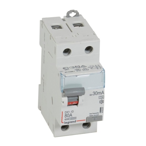 DX³-ID - Interruptor diferencial - 2P - 230 V - 80 A - 30 mA - Tipo A