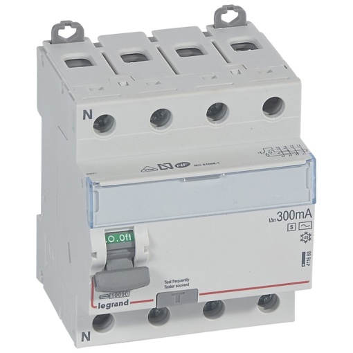 DX³-ID - Interruptor diferencial - 4P - 400 V- 40A 300mA Tipo AC-Seletivo