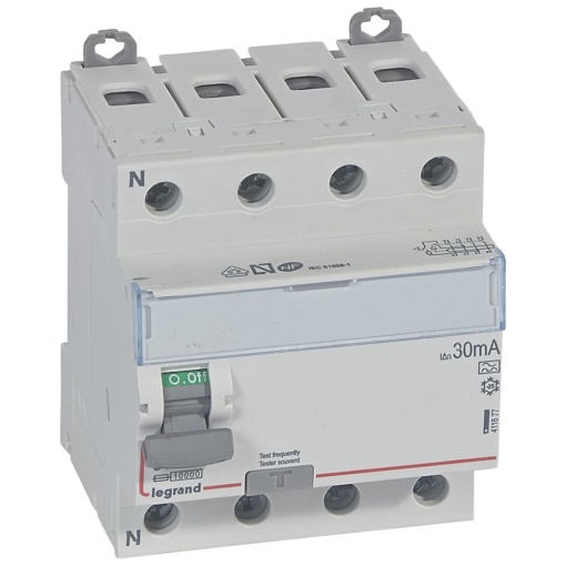 DX³-ID - Interruptor diferencial - 4P - 400 V- 80A 30mA - Tipo A