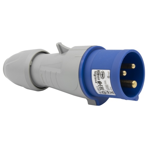 Fichas móveis P17 - 16A - 200250 V - 2PT- IP44