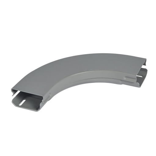 Caminho de cabos PVC - Curva a 90o com tampa - 100 x 50 mm