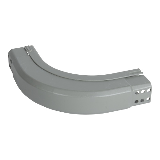 Caminho de cabos PVC - Ângulo de subida a 90o com tampa - 75 x 75 mm