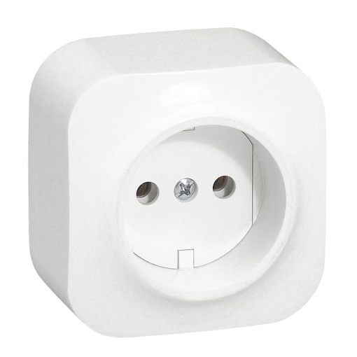 Forix saliente IP 21 - Tomada 2P sem obturadores - 16 A - 250 V - Branco
