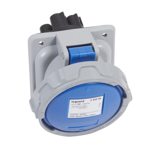 Tomadas para quadro P17 - 63 A - 200250 V - 3PNT- IP6667