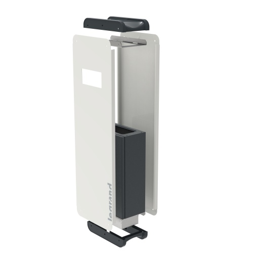 Pedestal para fixação de postos de carregamento metálicos ao solo