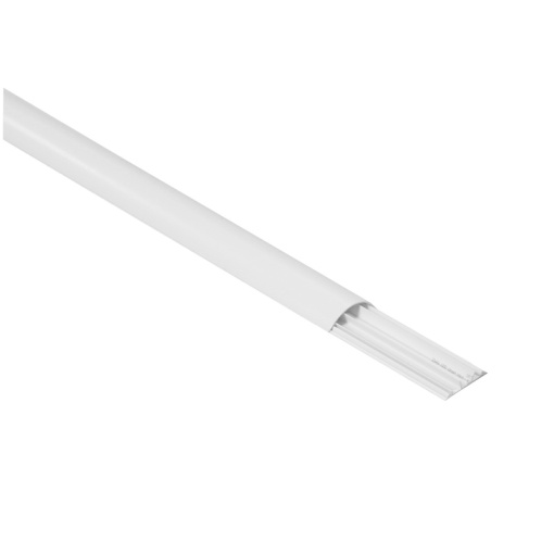 Calha de passagem de chão PVC IK 08 - 2 M - 75X18 - Branco