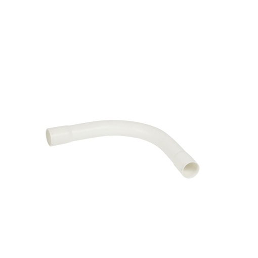 Curva para tubo VD 20 mm - Branco 9010