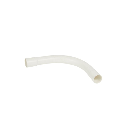 Curva para tubo VD 25 mm - Branco 9010