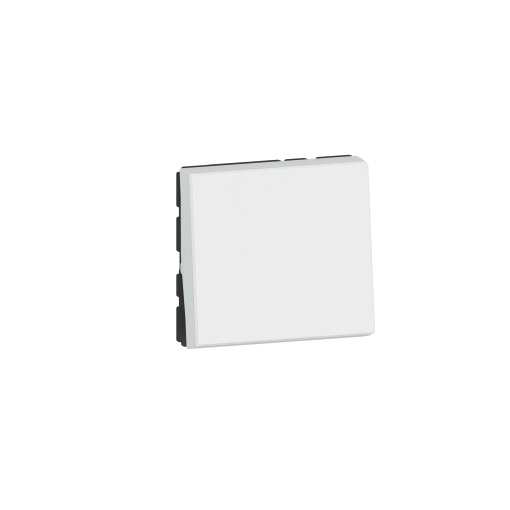Mosaic - Interruptor unipolar 10AX-250V- ligad. automáticos - 2 mód. - branco